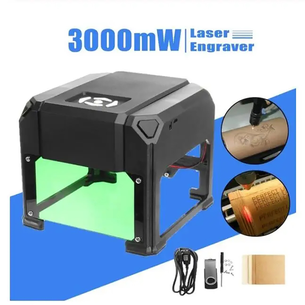 Industrial Laser Printing Machine - Mini USB 3000 MW CNC Lazer