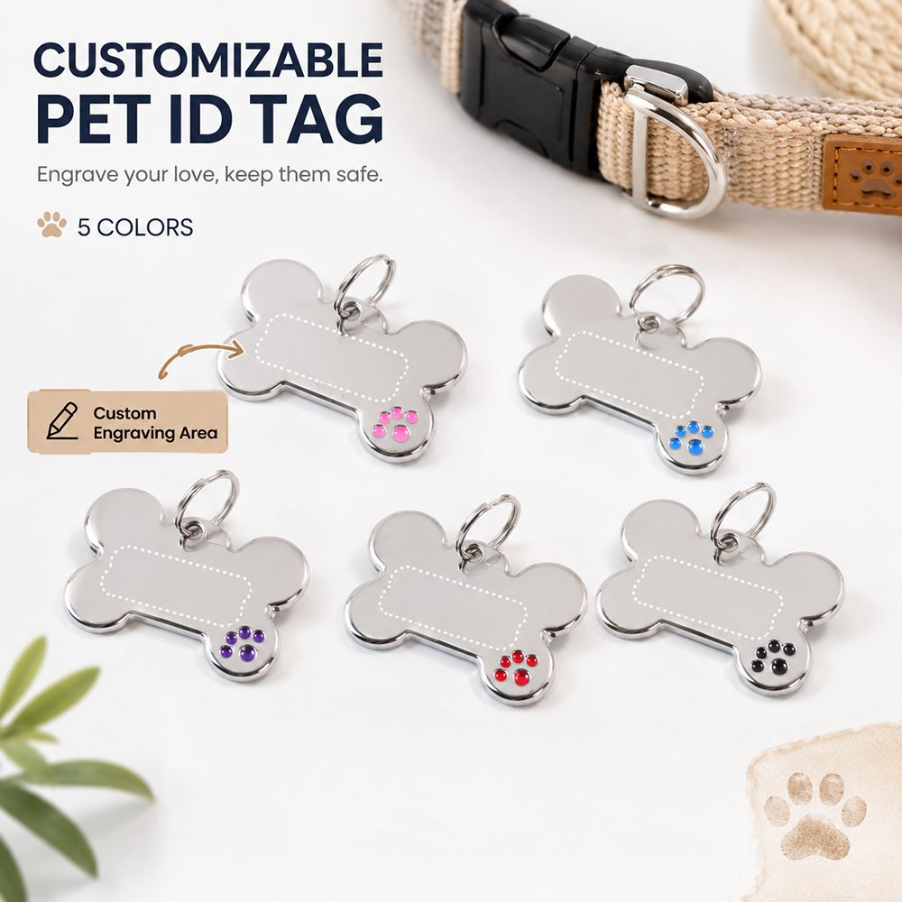 Industrial Laser Marker - Kişiye Özel İsimli Kemik Şeklinde Köpek