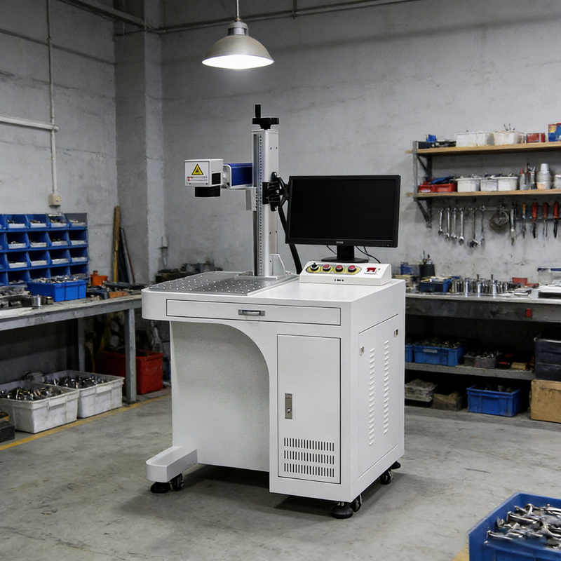 Industrial Laser Marking Machine - Fiber Lazer Markalama Makinesi 50W CNC