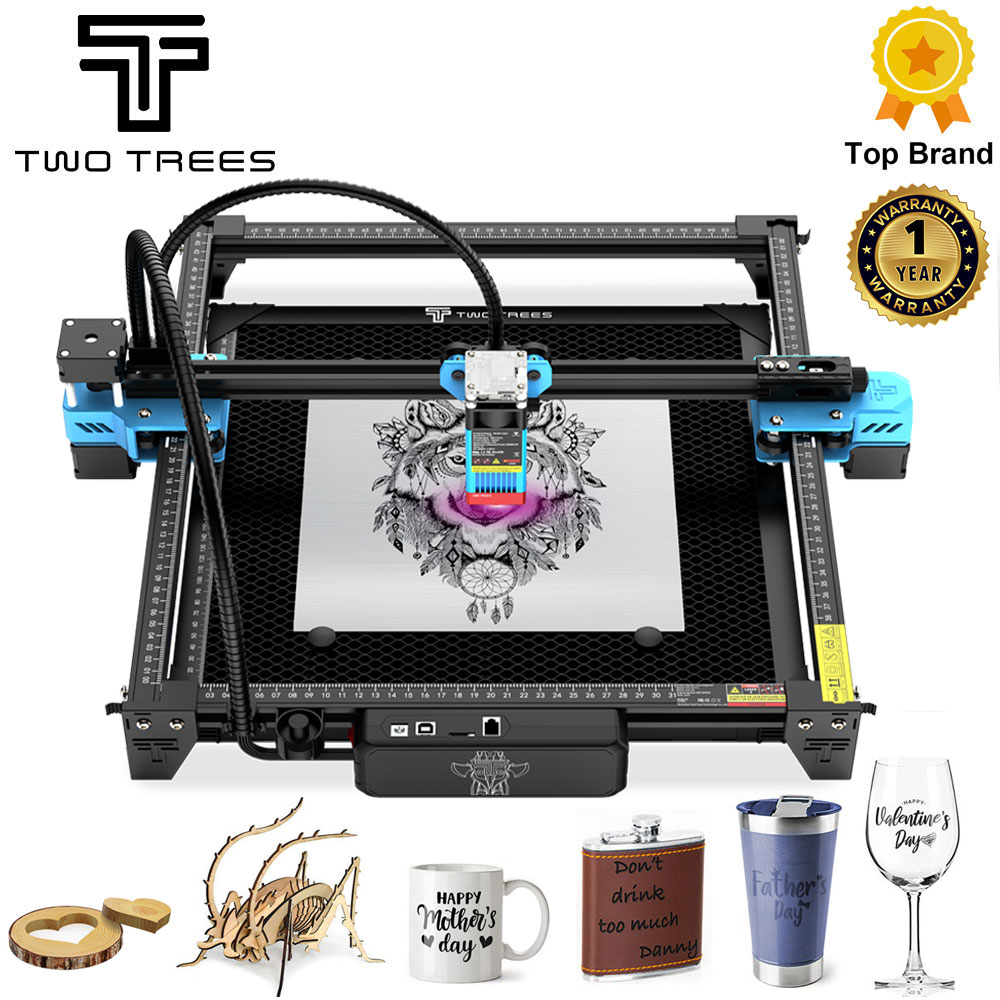 Industrial Laser Etching Machine - TwoTrees TTS-55 Pro Wifi Çevrimdışı Kontrollü