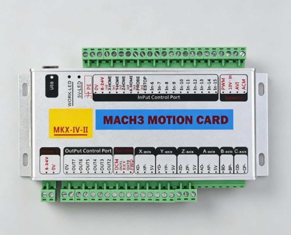 Breakout Board Mach3 - MK4-IV 4 Eksenli USB Hareket Kartı