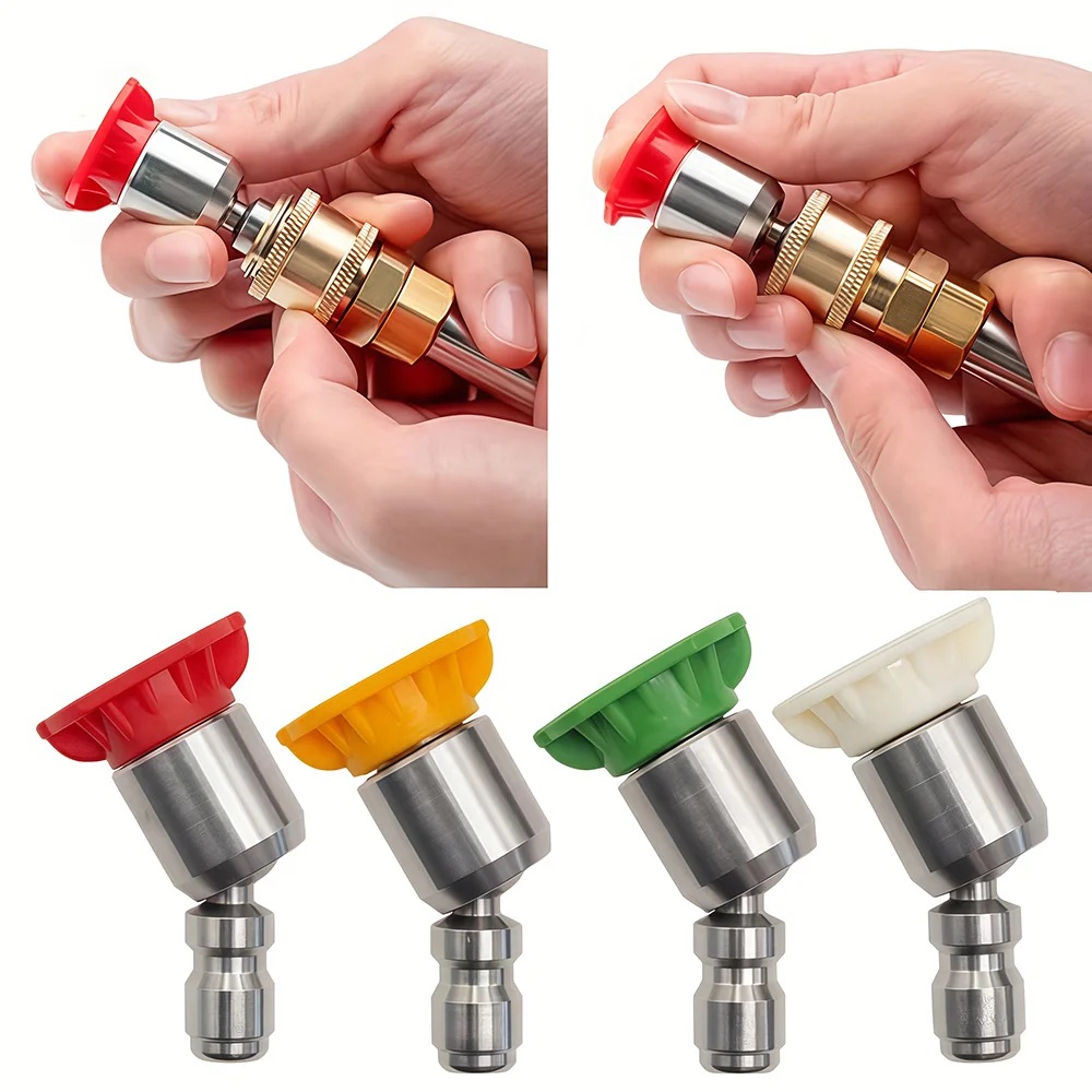 Laser Nozzle Ceramic - 1/4'' Döner Hızlı Bağlantılı Jet Püskürtme