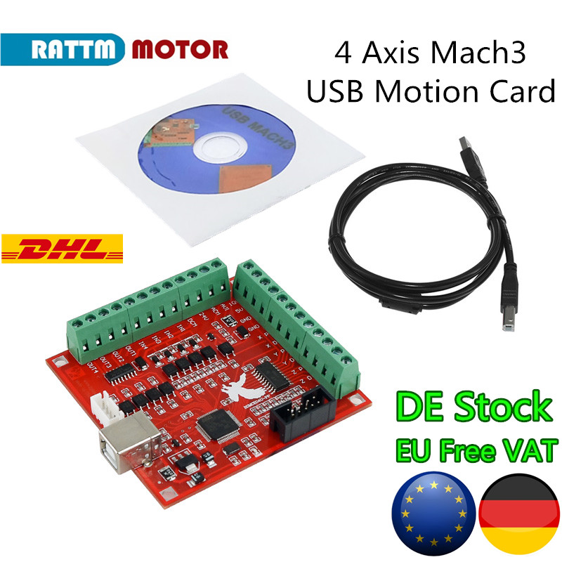 Breakout Board Mach3 - [AB Ücretsiz Gemi] 4 Eksen Mach3