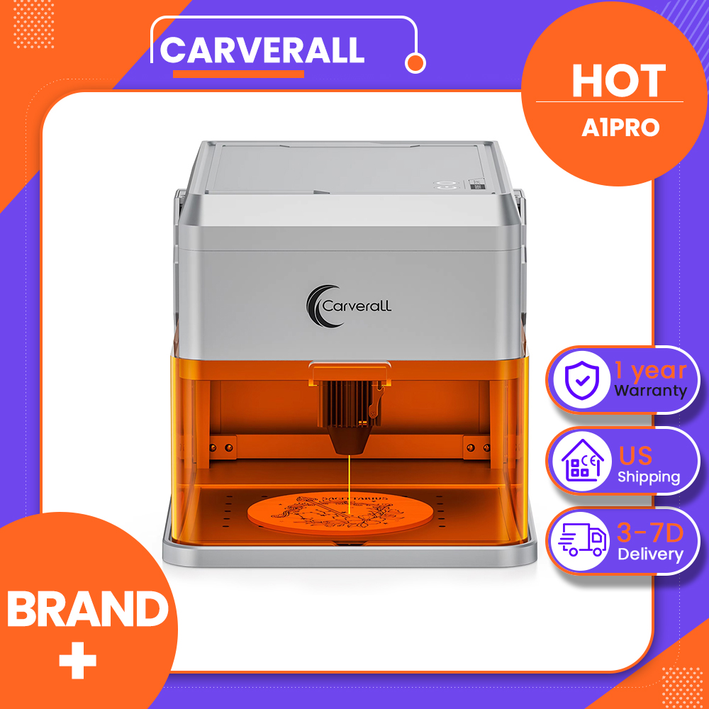 Industrial Laser Etching Machine - Carverall A1PRO 10W Lazer Gravür Makinesi,