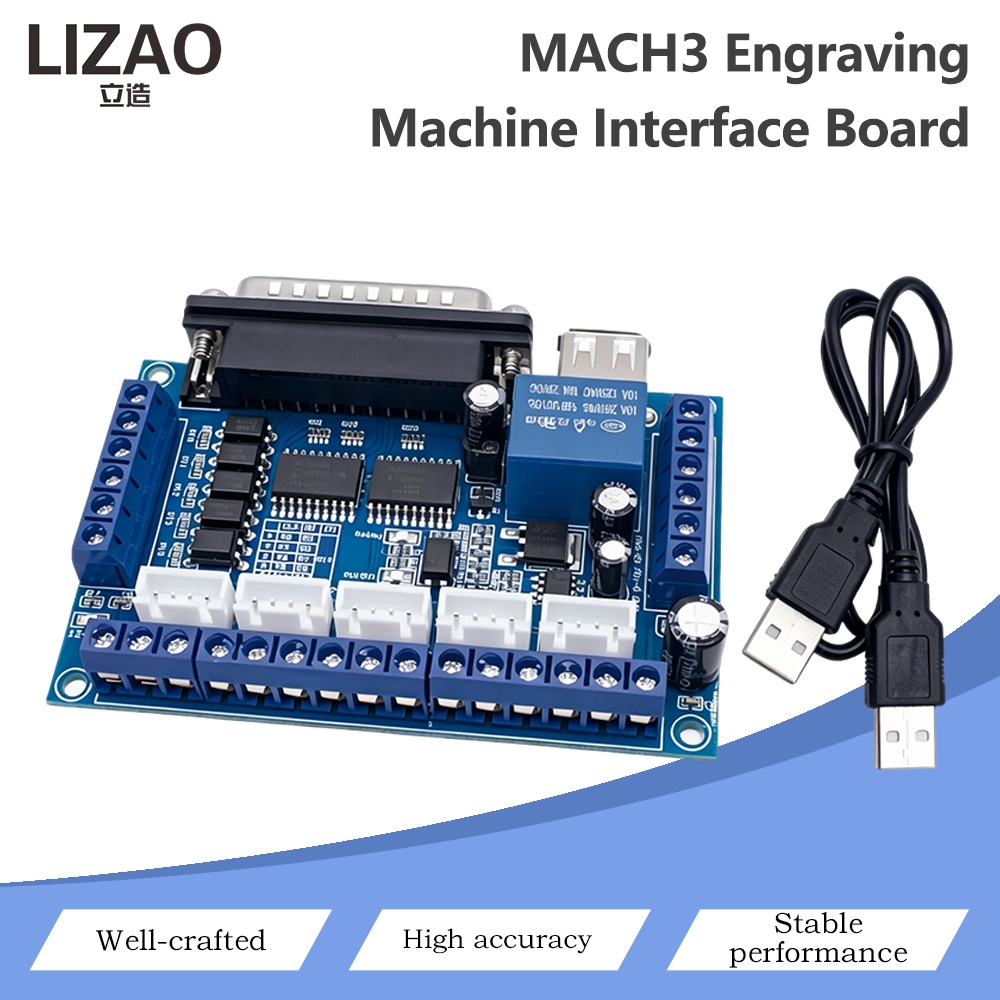 Breakout Board Mach3 - MACH3 CNC Breakout Board 5 Eksen