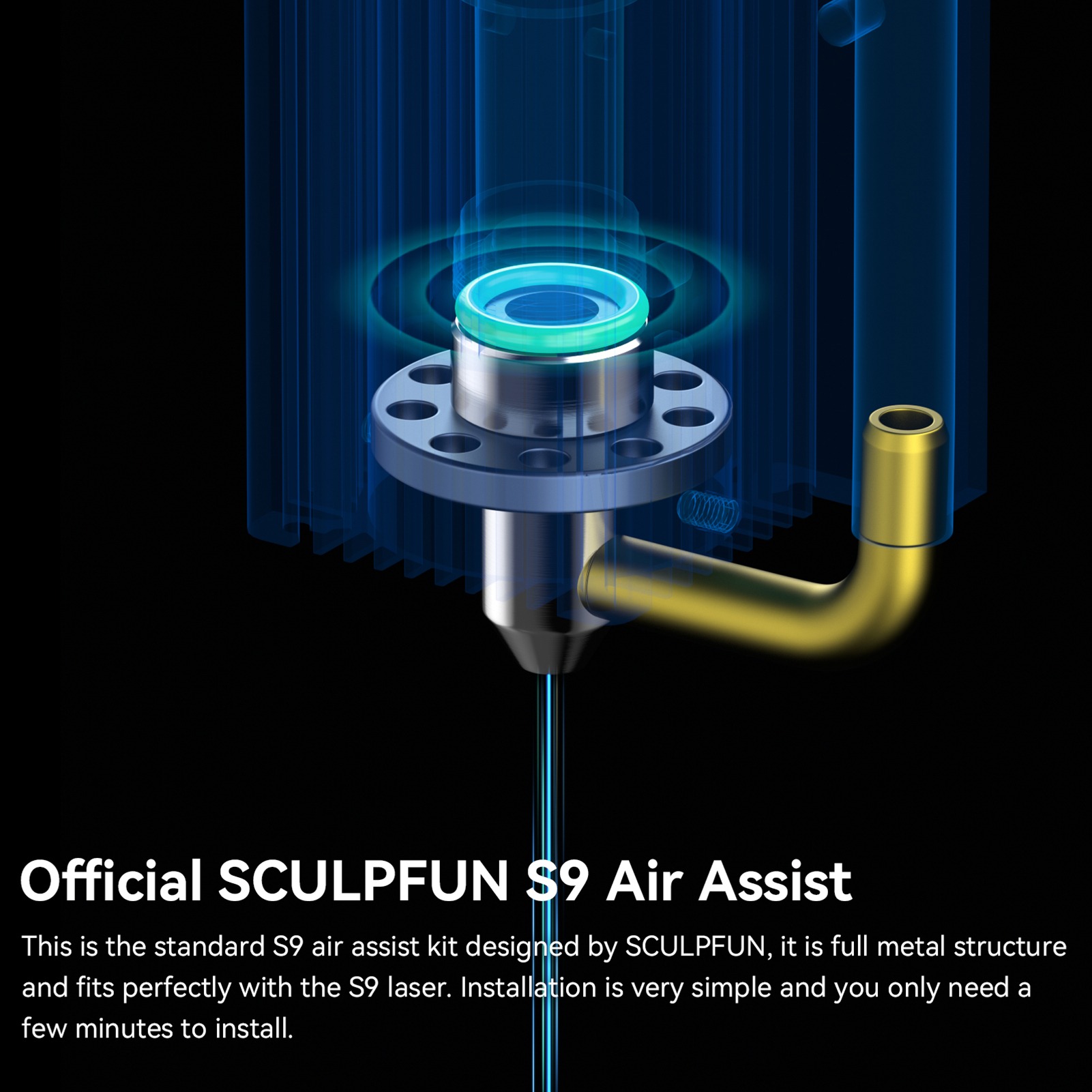 SCULPFUN Lazer Gravür Hava Yar - Industrial Laser Marker incelemesi ve fiyatı