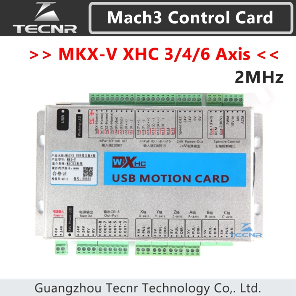 XHC Mach3 MKX-V 3 4 6 eksen US - Breakout Board Mach3 incelemesi ve fiyatı