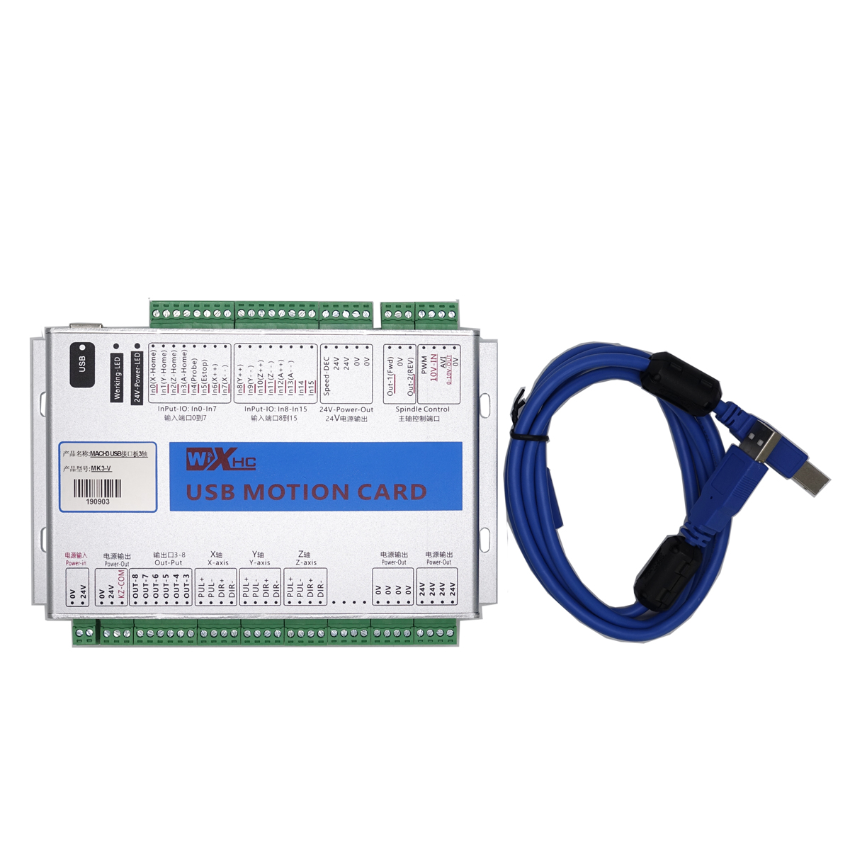 XHC Mach3 MKX-V 3 4 6 eksen US - Breakout Board Mach3 incelemesi ve fiyatı