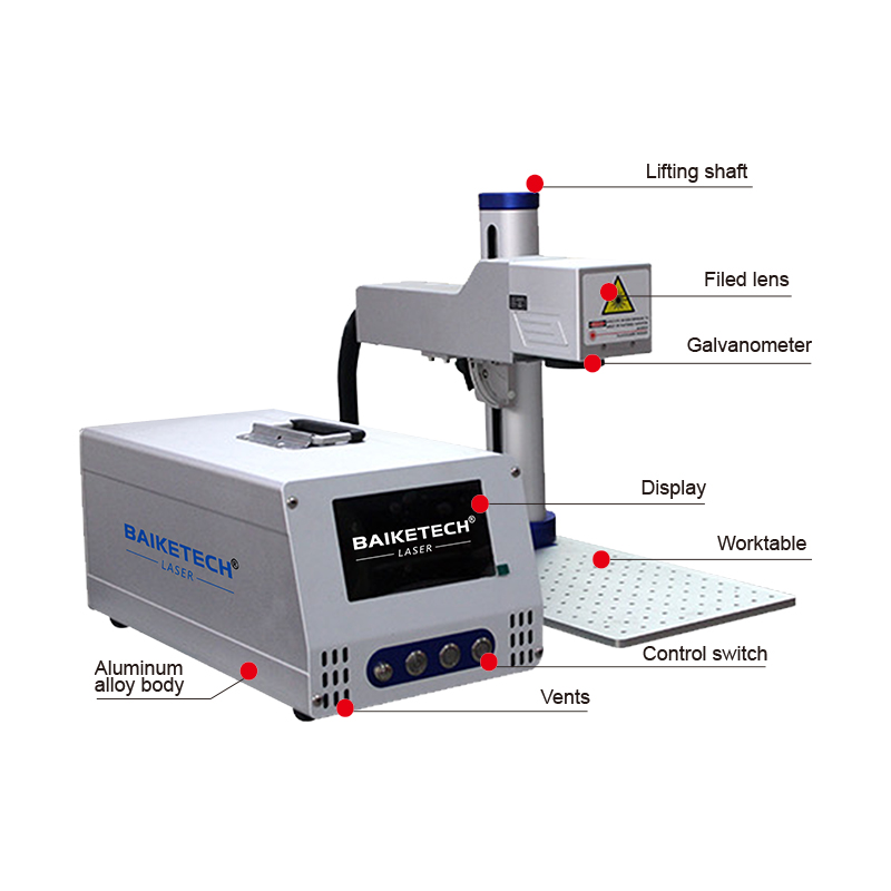 Yüksek Hızlı 20W/30W Fiber Laz - Industrial Laser Marking Machine incelemesi ve fiyatı