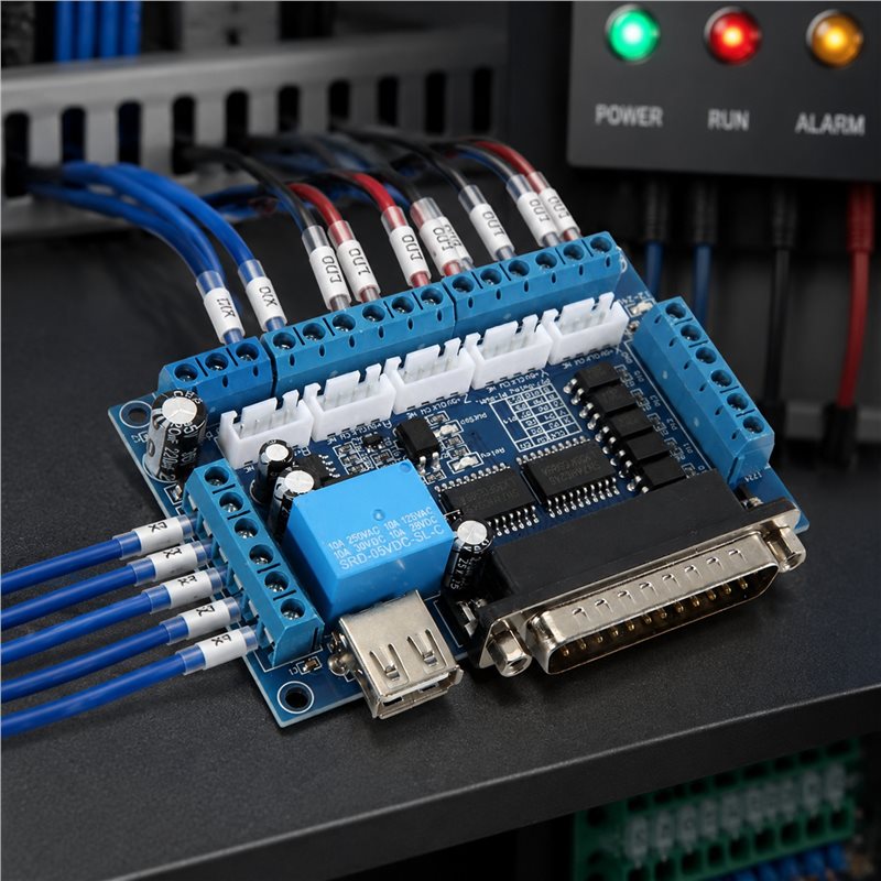 A84E-Driver Board MACH3 Gravür - Breakout Board Mach3 incelemesi ve fiyatı