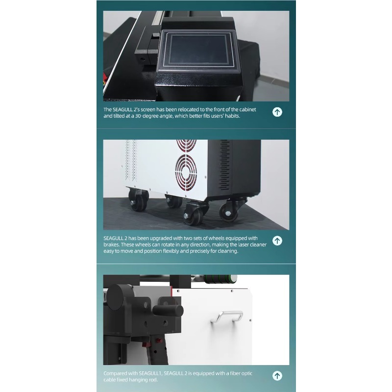 Taşınabilir Darbeli Fiber 300W - Industrial Laser Cleaning Equipment incelemesi ve fiyatı