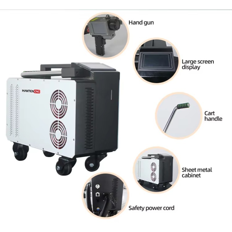 Taşınabilir Darbeli Fiber 300W - Industrial Laser Cleaning Equipment incelemesi ve fiyatı