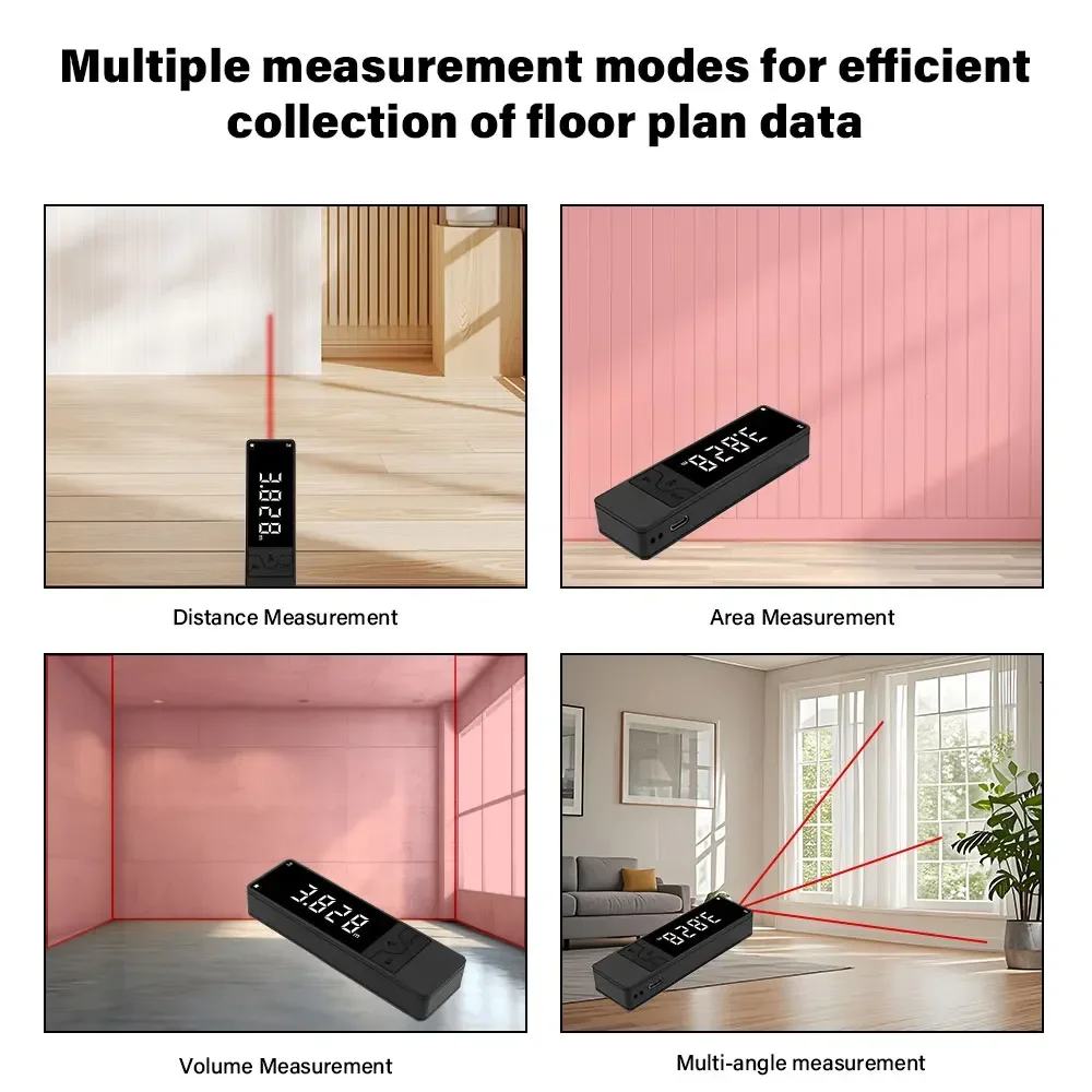 LCD Ekranlı, USB ile Şarj Edil - Industrial Laser Rangefinder incelemesi ve fiyatı