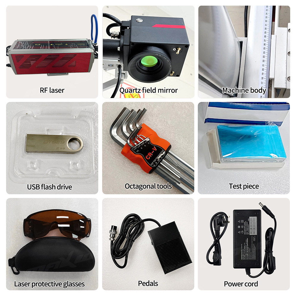 Çok Yönlü CO2 Uçan Lazer Marka - Industrial Laser Printing Machine incelemesi ve fiyatı
